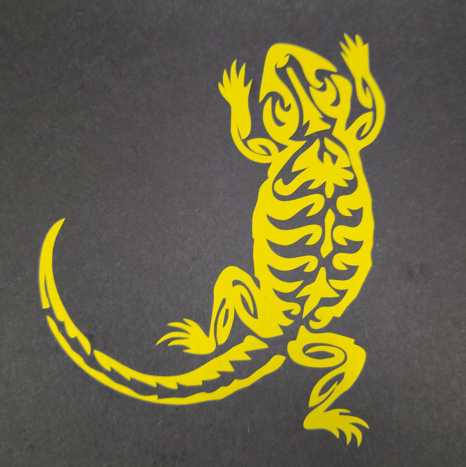 Lizard Tribal Decal Sticker CNC Cut Choose from 6 colors! FreeShip!