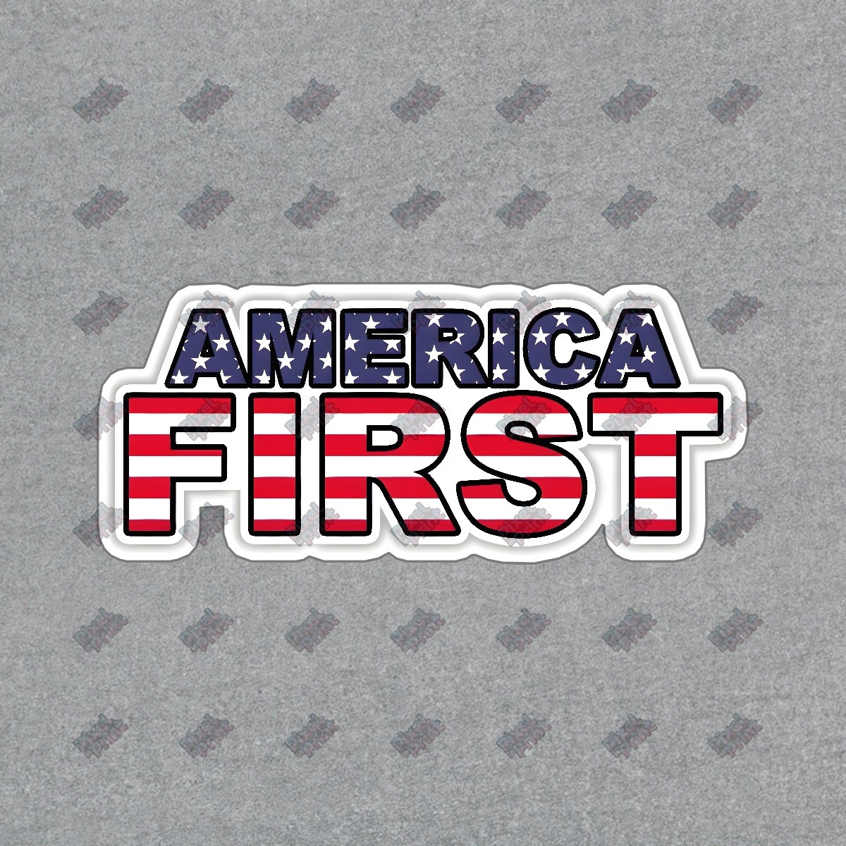 America First Vinyl Sticker Patriotic Decal for Cars, Laptops, Water #428854