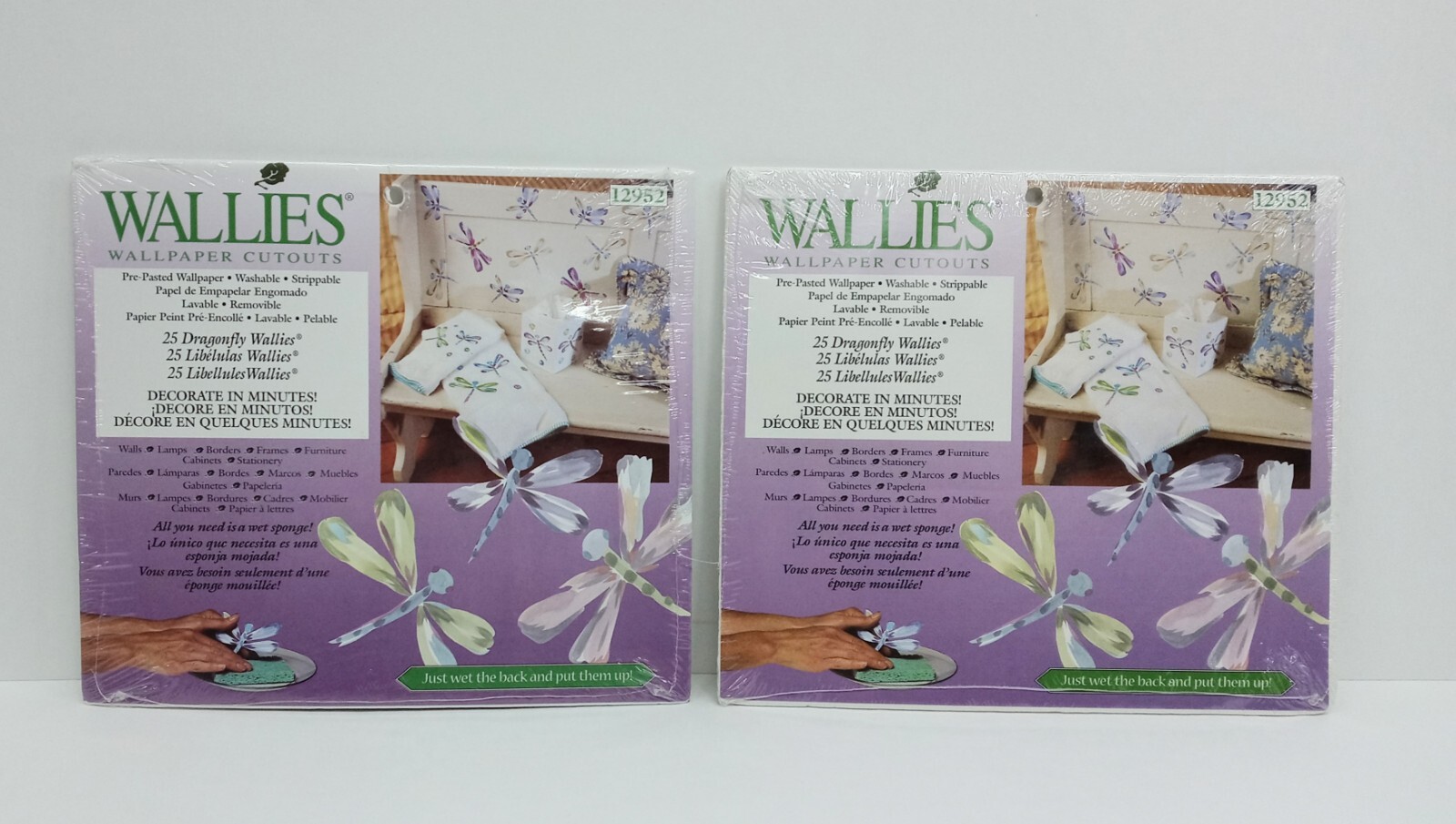 Wallies Dragonfly Wallpaper Cutouts 25 Count NWOT- 1 Pack Available