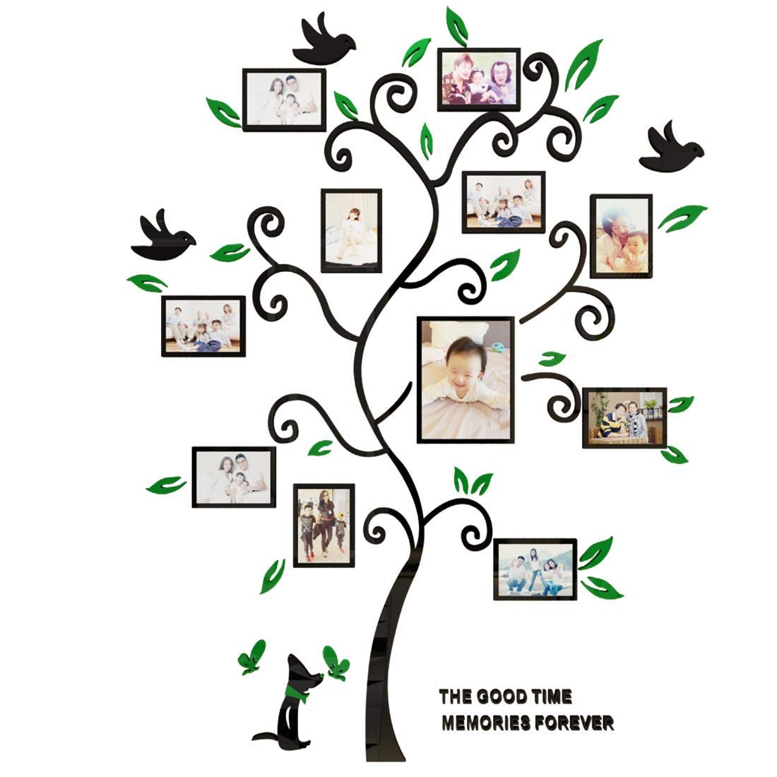 Family Tree Wall Decor Picture Frames Collage for Living Room Frame Accessories