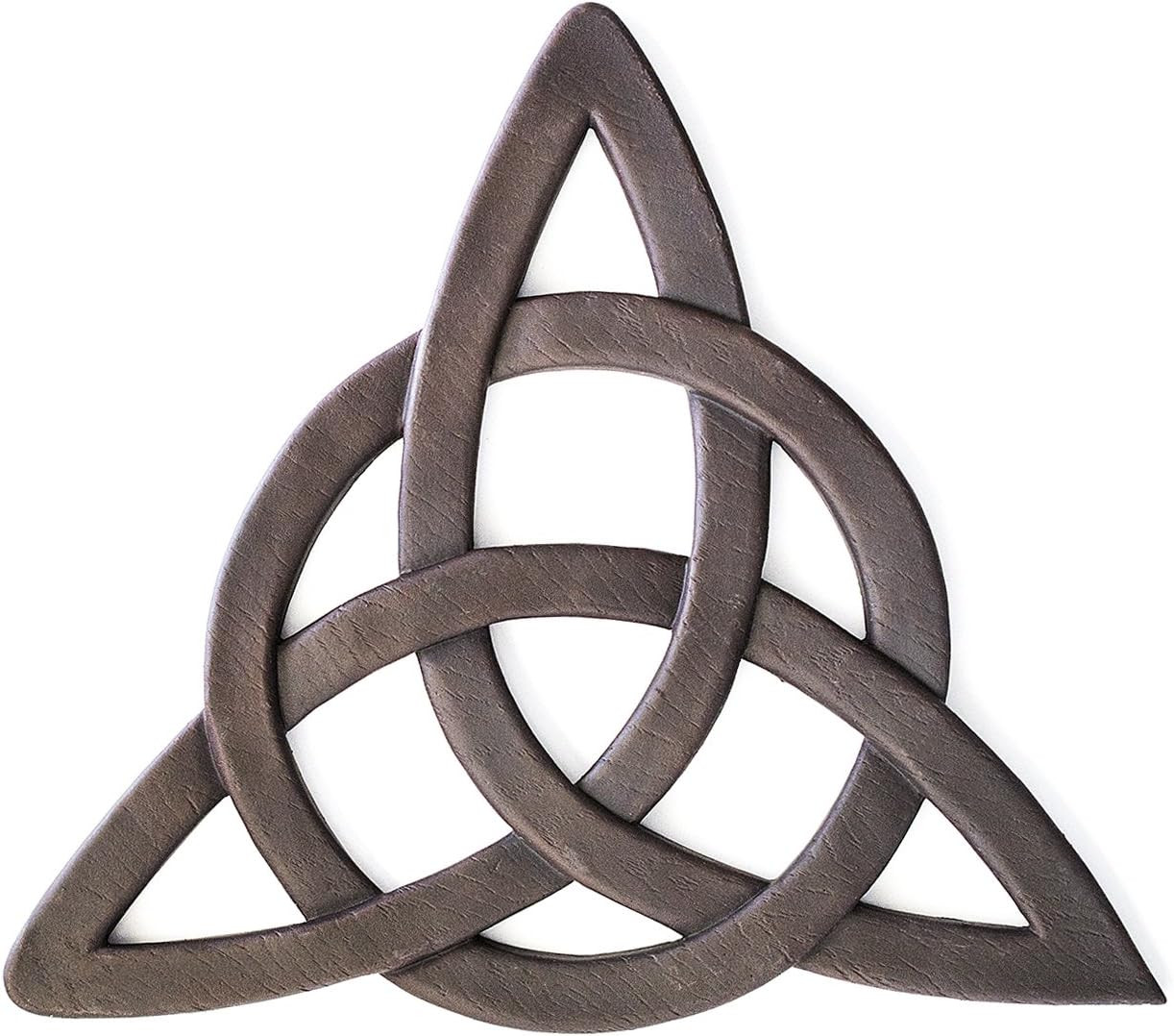 Resin Celtic Trinity Knot Wall Art for Home Decoration, Religious Communion Bapt
