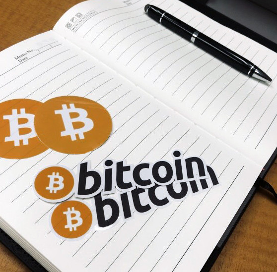 4-PACK Bitcoin Logo Die-Cut Vinyl Stickers – Best Quality Decals, FREE Shipping!