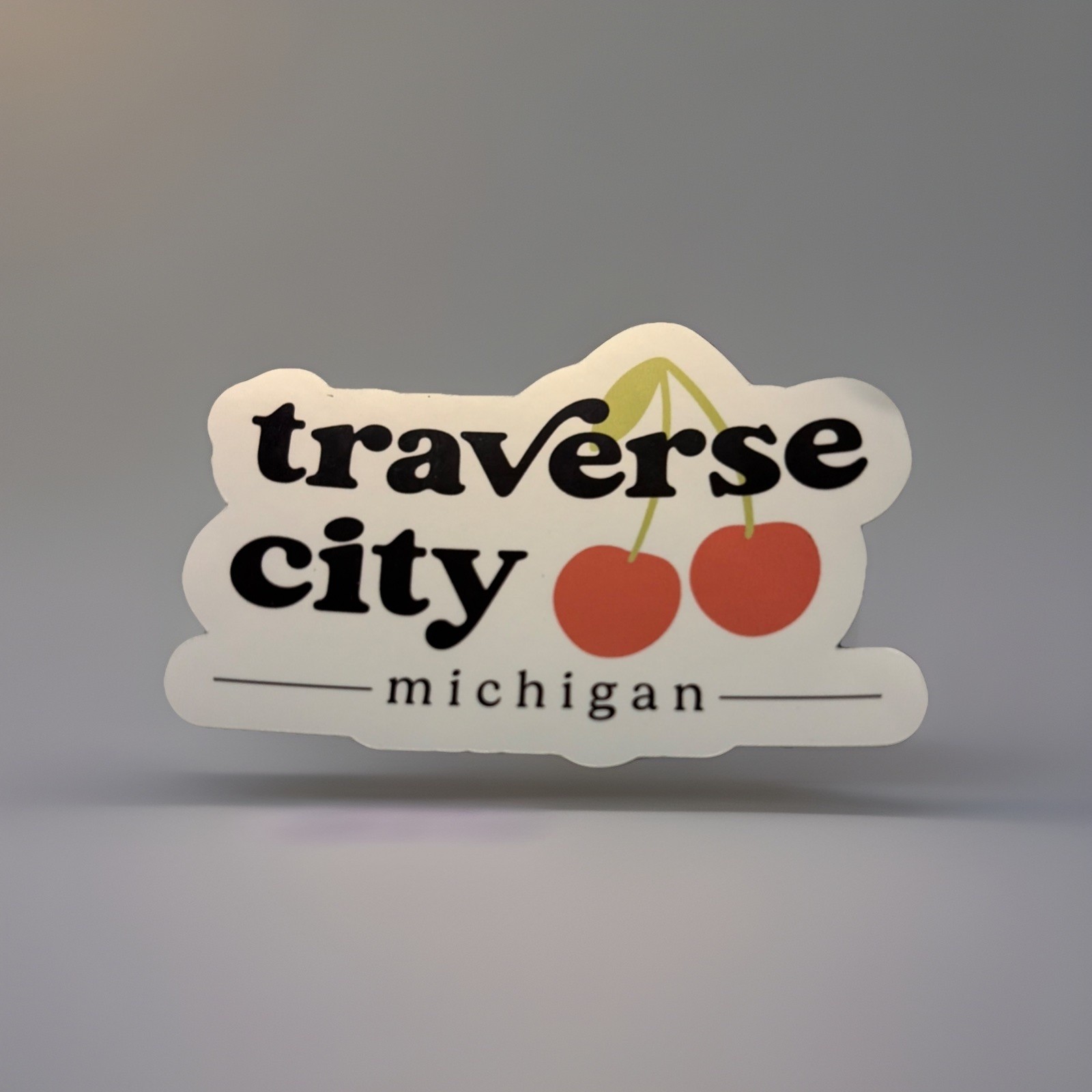 Traverse City Michigan Cherry Sticker Pack (3 Stickers) 3”