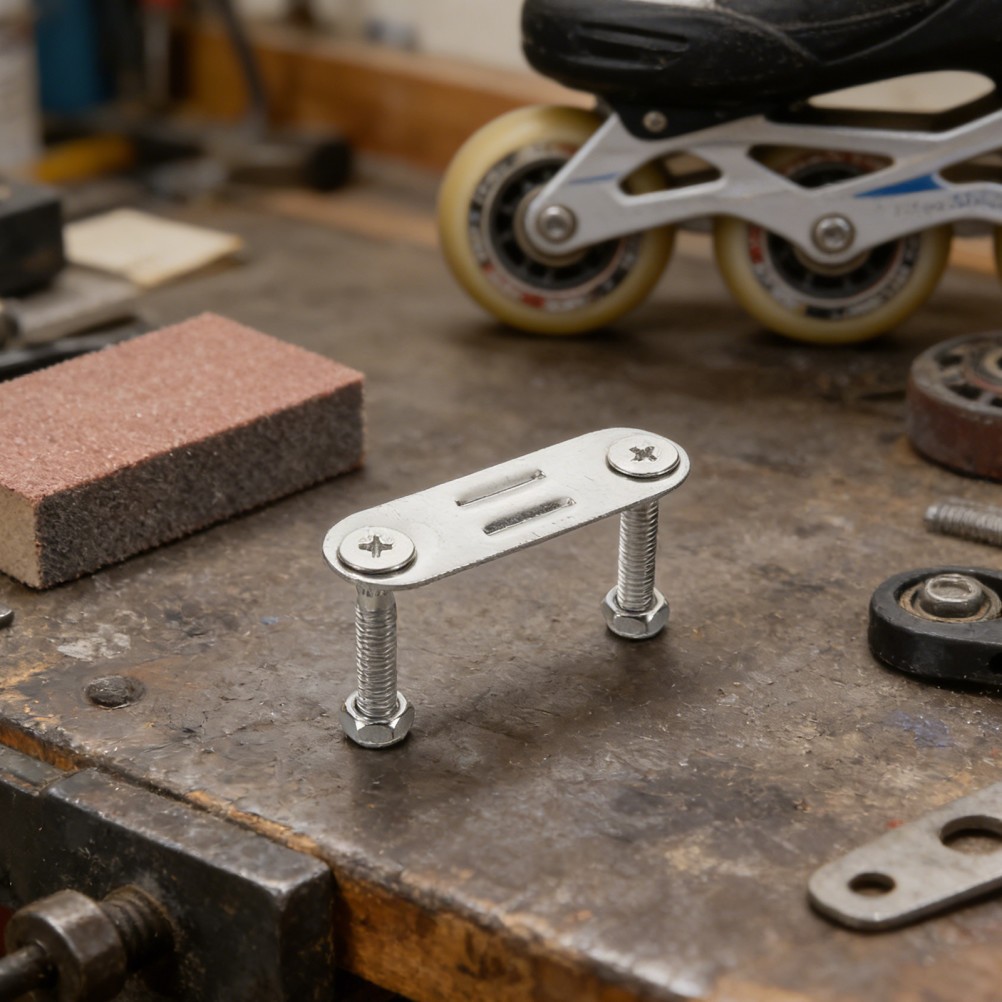 8 PCS Roller Skate Stand Bracket Plates Quad Hardware Four Wheel