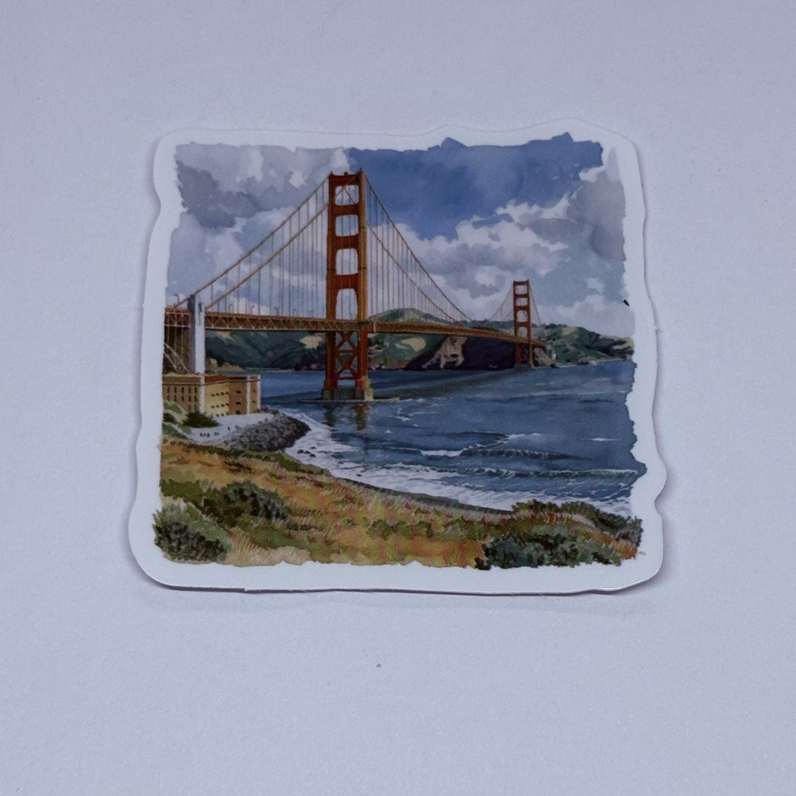 Golden Gate Bridge Sticker Cali. Travel City Art Decal Vinyl Paint Style Tc9