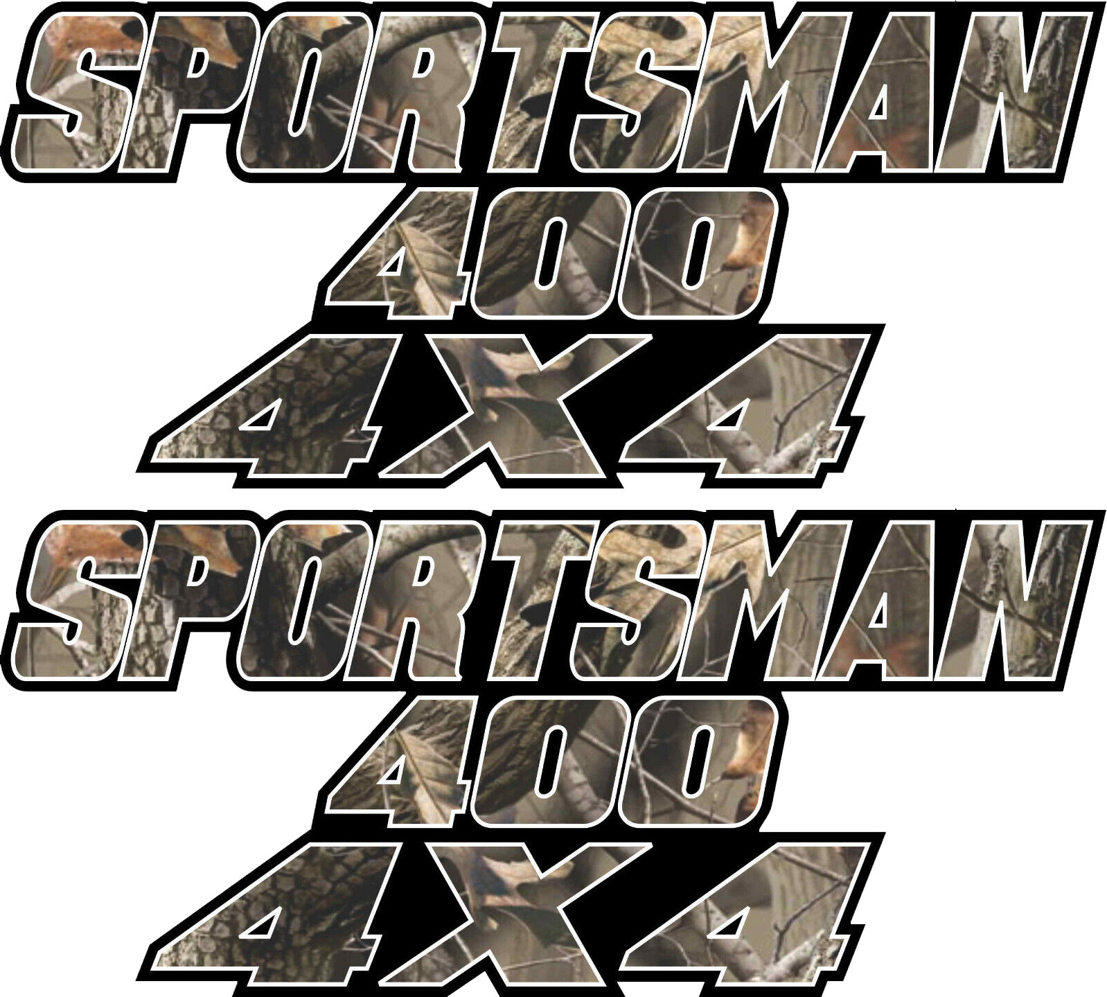 Sportsman 400 4×4 Camo Gas Tank Graphics Decal Sticker