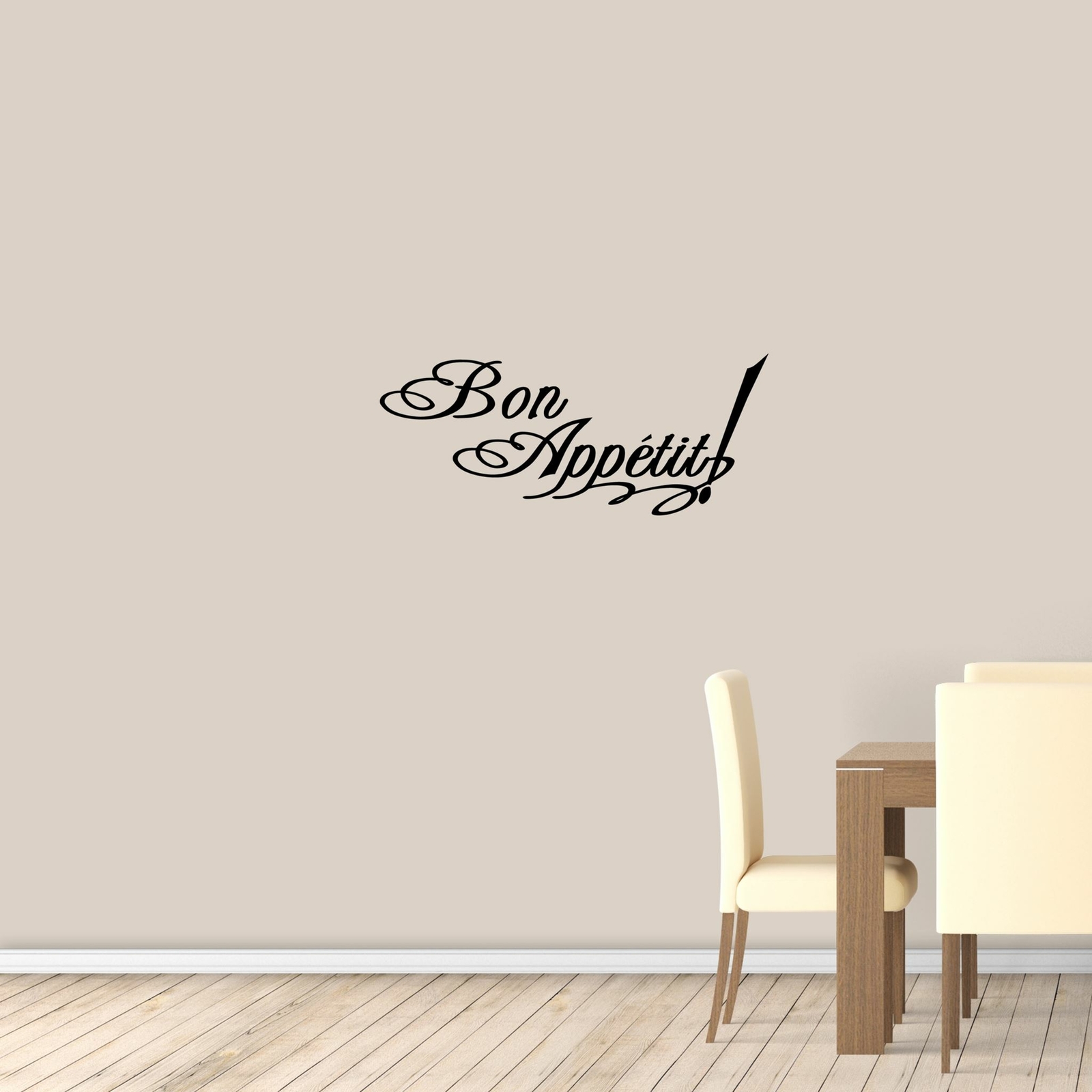 Bon Appetit Wall Decal – Kitchen, Dining Room, Food, Cooking, Wall Art, Decor
