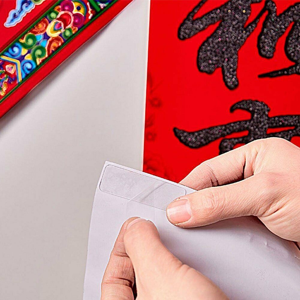Convenient 60PCS/BOX Double Sided Sticky Tape Strong Hold Easy to Apply