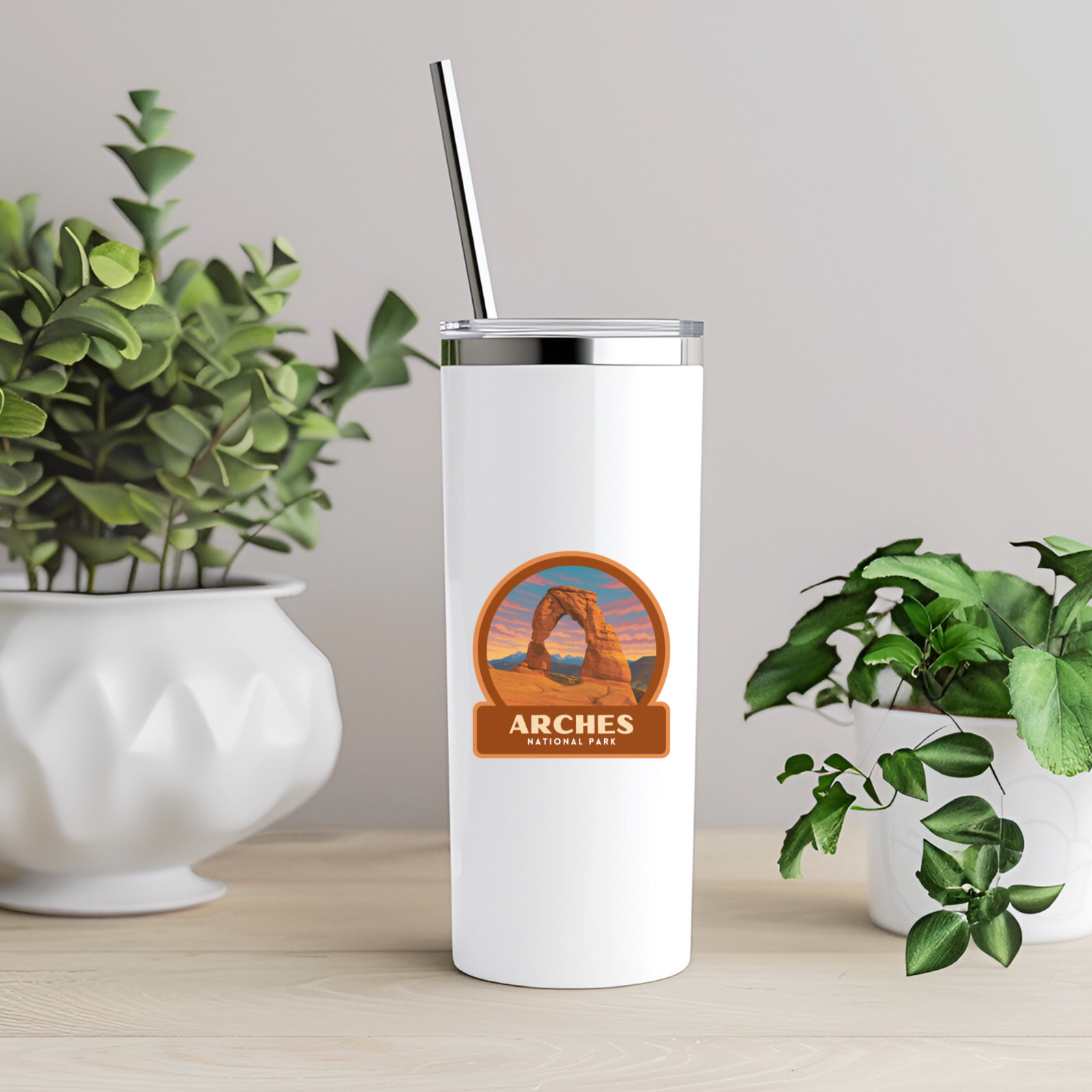 Arches National Park Sticker Vinyl Decal Laptop Water Bottle Cooler