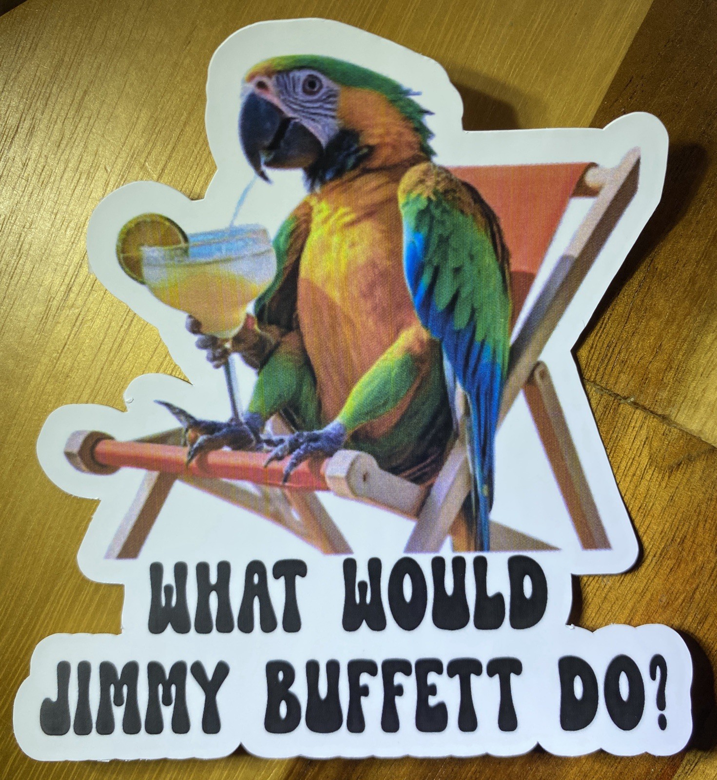 SET of 3!! Margaritaville Stickers It's 5 o'clock Somewhere Sticker WATERPROOF!