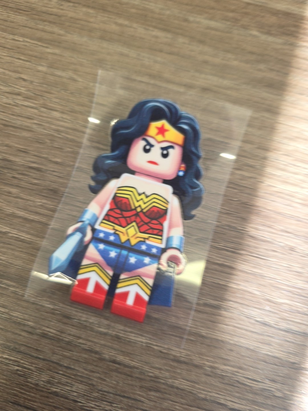 Lego Wonder Woman Figurine UVDTF Decal Made In USA Waterproof