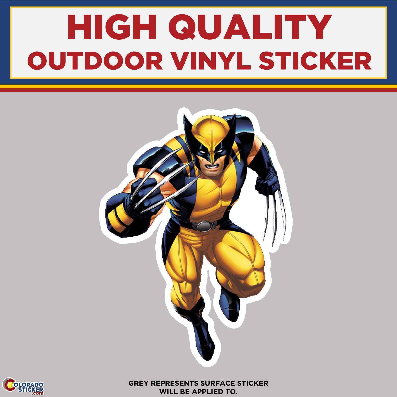 Wolverine, High Quality Vinyl Stickers