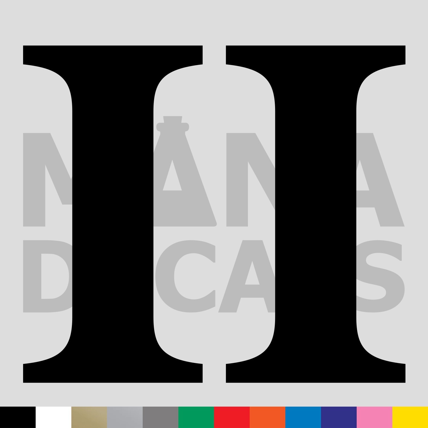 Roman Numeral II Vinyl Die Cut Decal Sticker – Number 2 Two