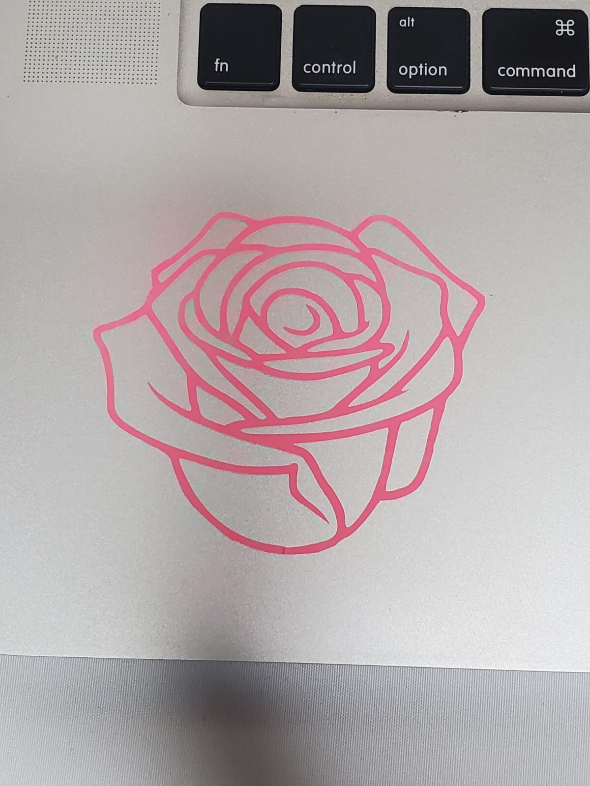 Glow In The Dark Pink Vinyl Decals Womens Mixed Lot Lit Studio Decor Full Sheet