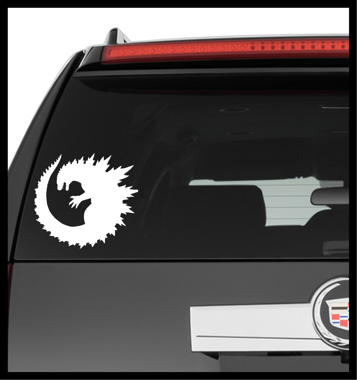 Vinyl Decal Truck Car Sticker Laptop – Movies Kaiju Monster Round Godzilla
