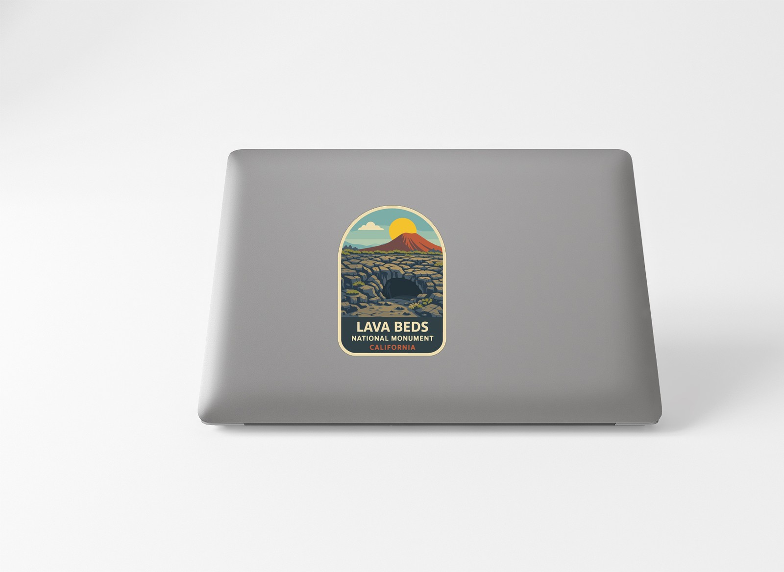 Lava Beds California Sticker Decal Vinyl Die-Cut US National Monuments Series