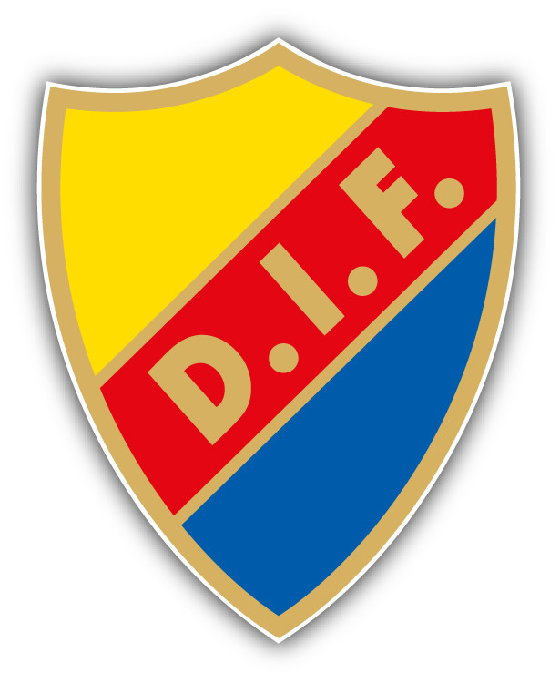 Djurgardens IF Soccer Football Car Bumper Sticker Decal 4" x 5"