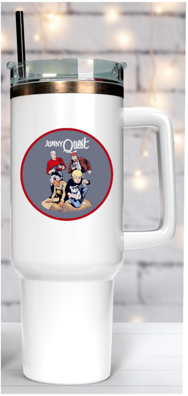 Cartoons – Jonny Quest – 4" Vinyl Decal Car Trailer Laptop Cooler Truck Tumbler