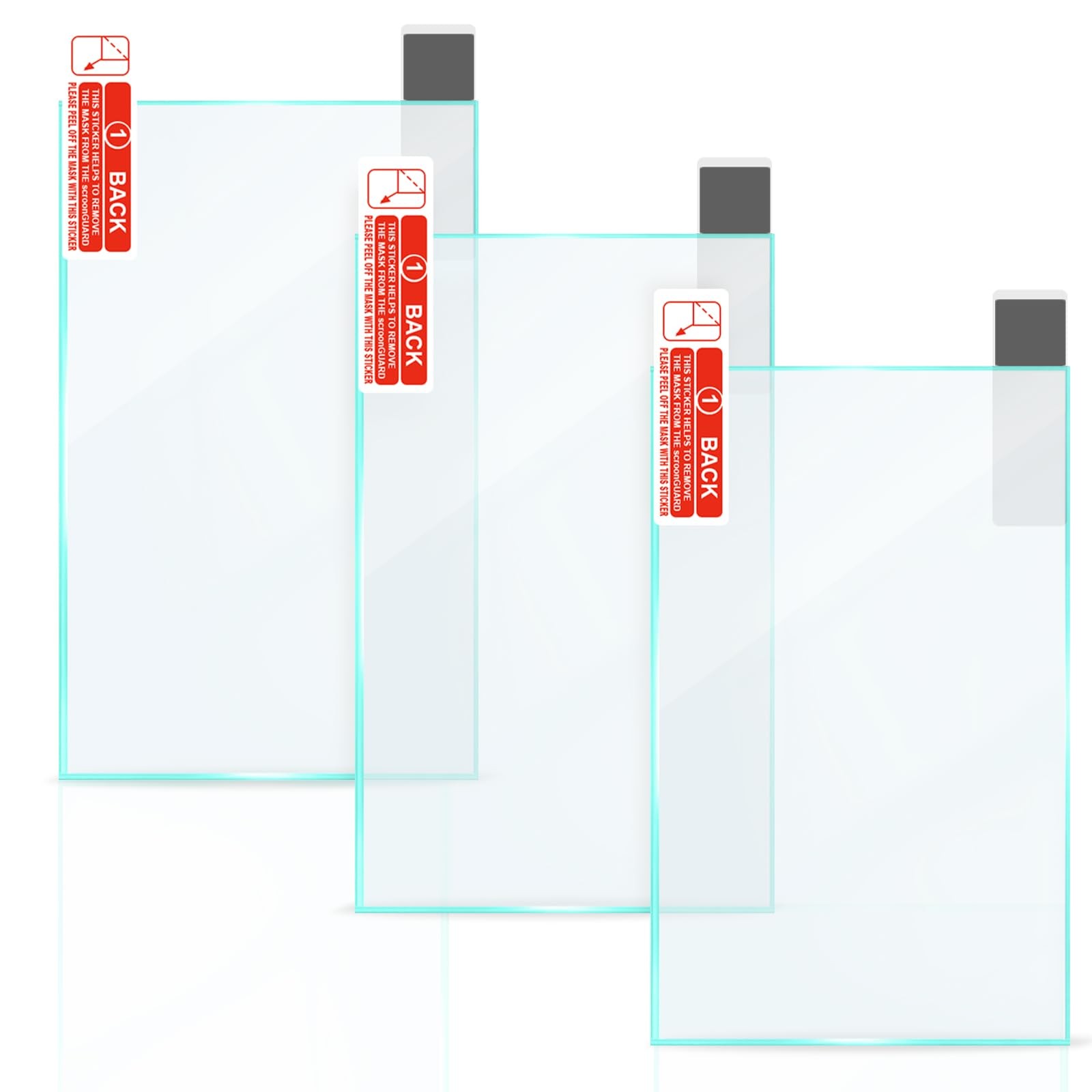 Windshield Sticker Protector Sheets, 3 Pack – 4"×6" Heat-Resistant