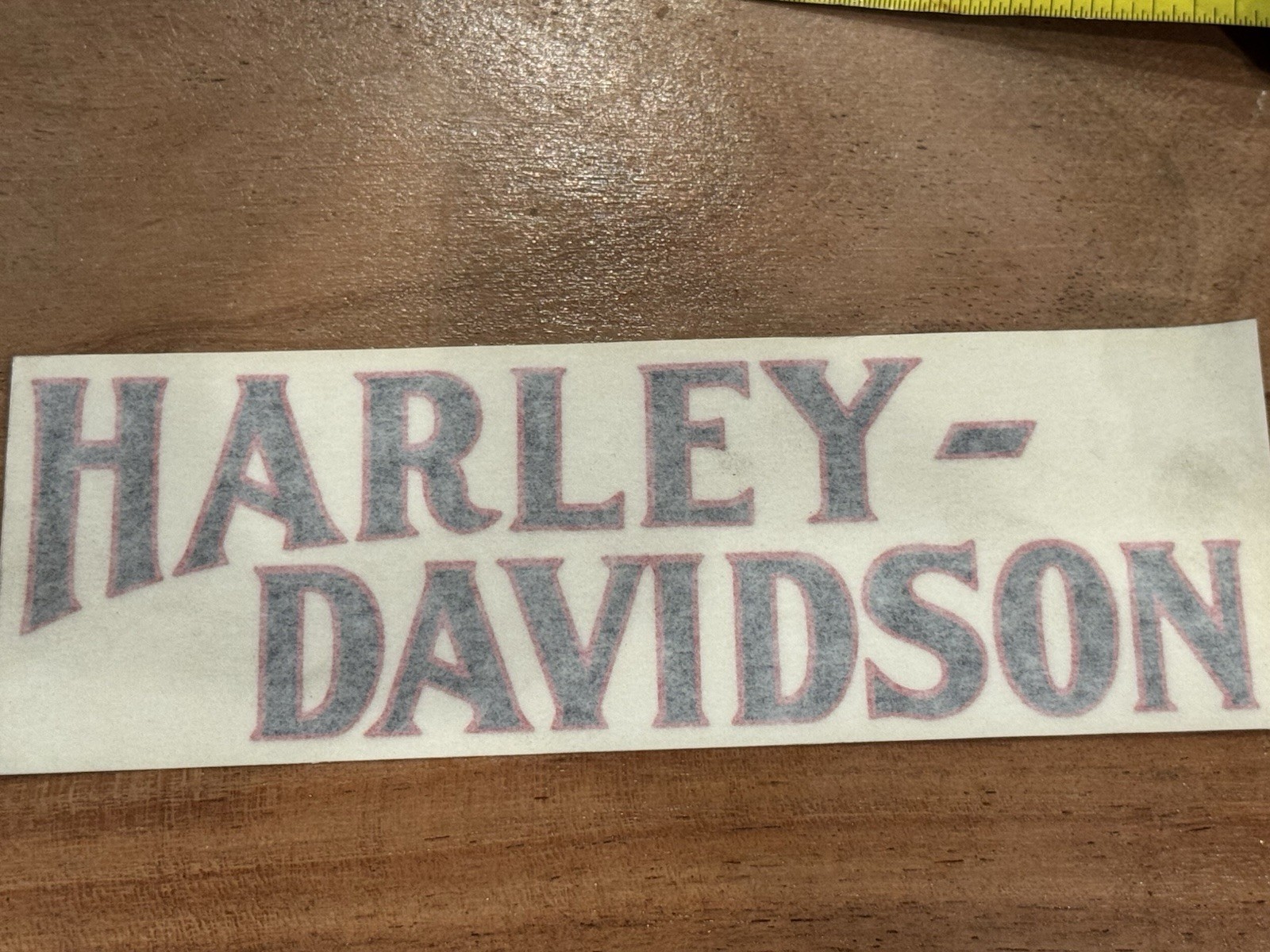 Harley FXS style scale down custom decal for Bobber chopper. Die Cut