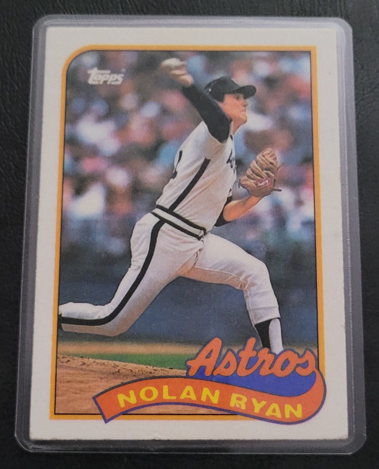 Nolan Ryan Baseball Card HOF Fridge/Locker/Cabinet Laminated Magnet Strike outs!