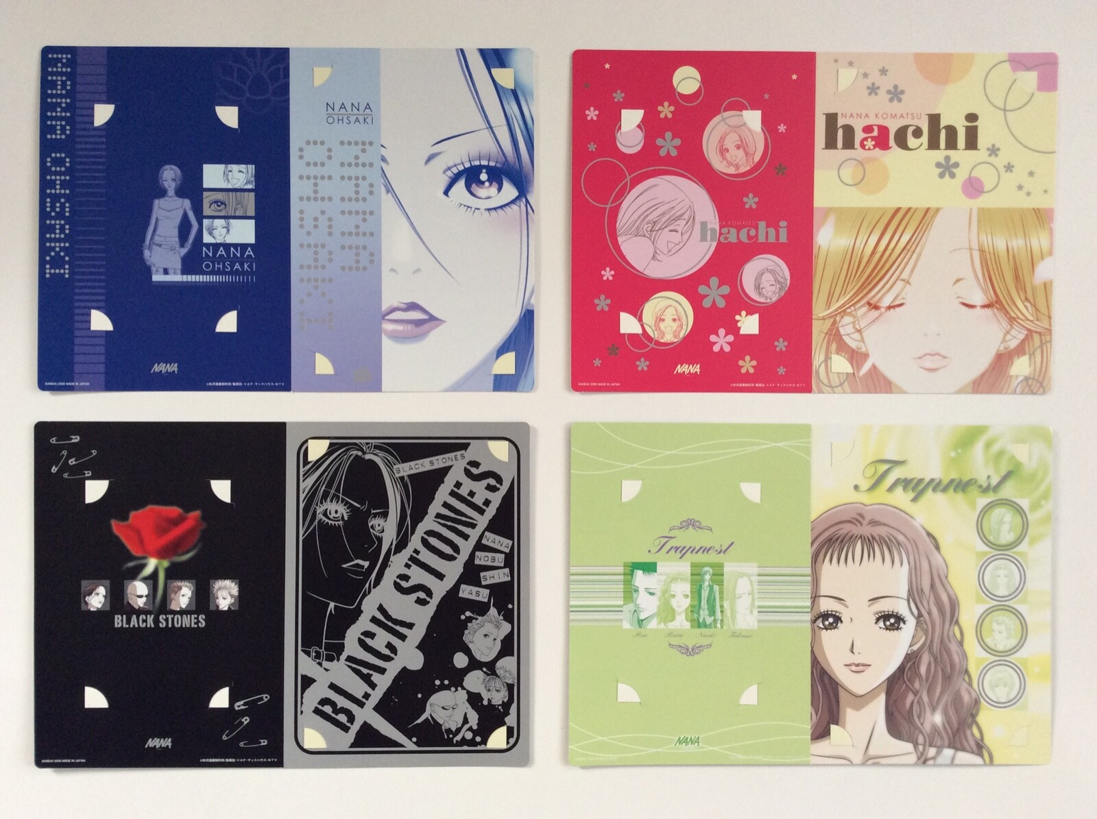 Nana Ai Yazawa Sticker Tattoo Rare Anime Set Hachi Black Stones Trapnest Japan