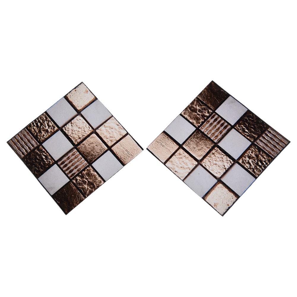 Flexible And Humidity Wall Stickers Oilproof For Kitchen Mosaic Wall Tiles 10pcs