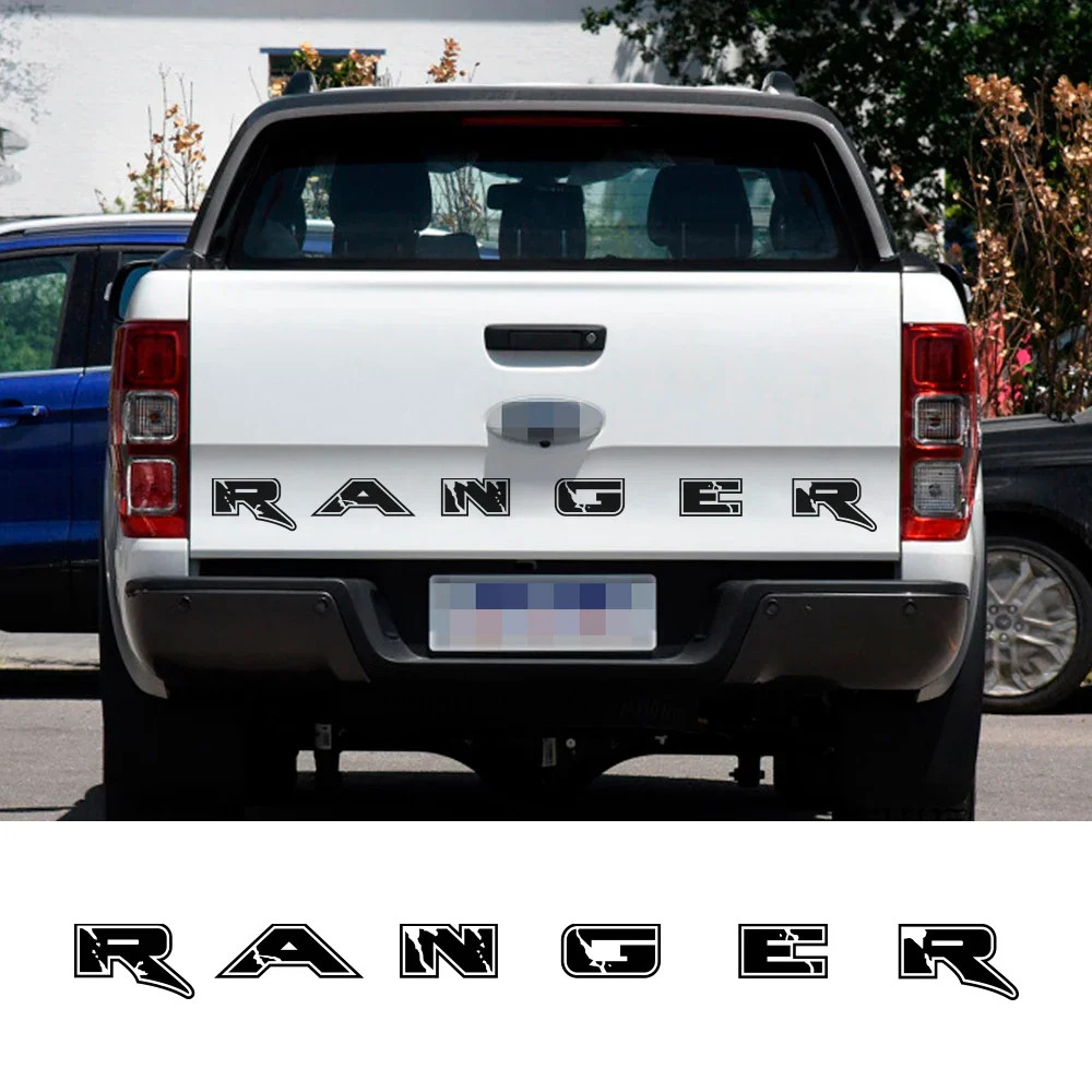 Aftermarket Tailgate Letter & Rear Tail Graphic Decal for Ford Ranger | Custom V