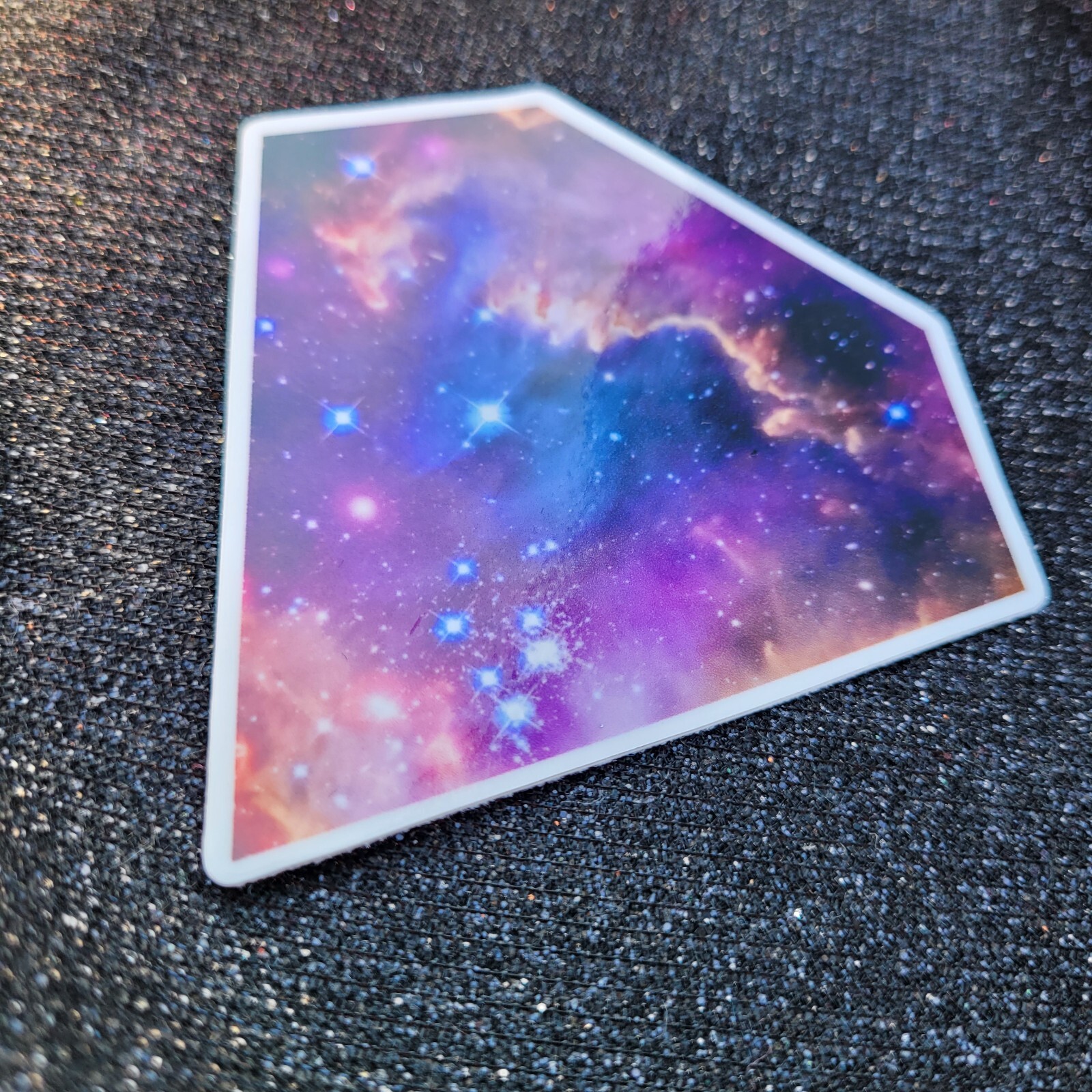 STKR024 Galaxy Diamond Vinyl Sticker – Celestial Stars Premium Vinyl, Waterproof