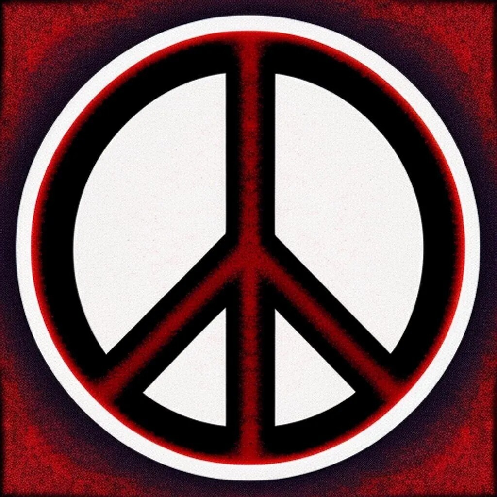 Peace Sign Sticker Decal