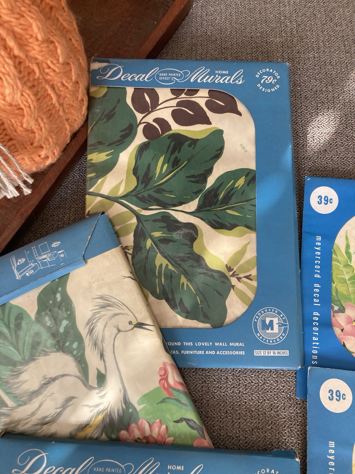 Meyercord Decals Decorations Decal Murals New In Package Vintage Style