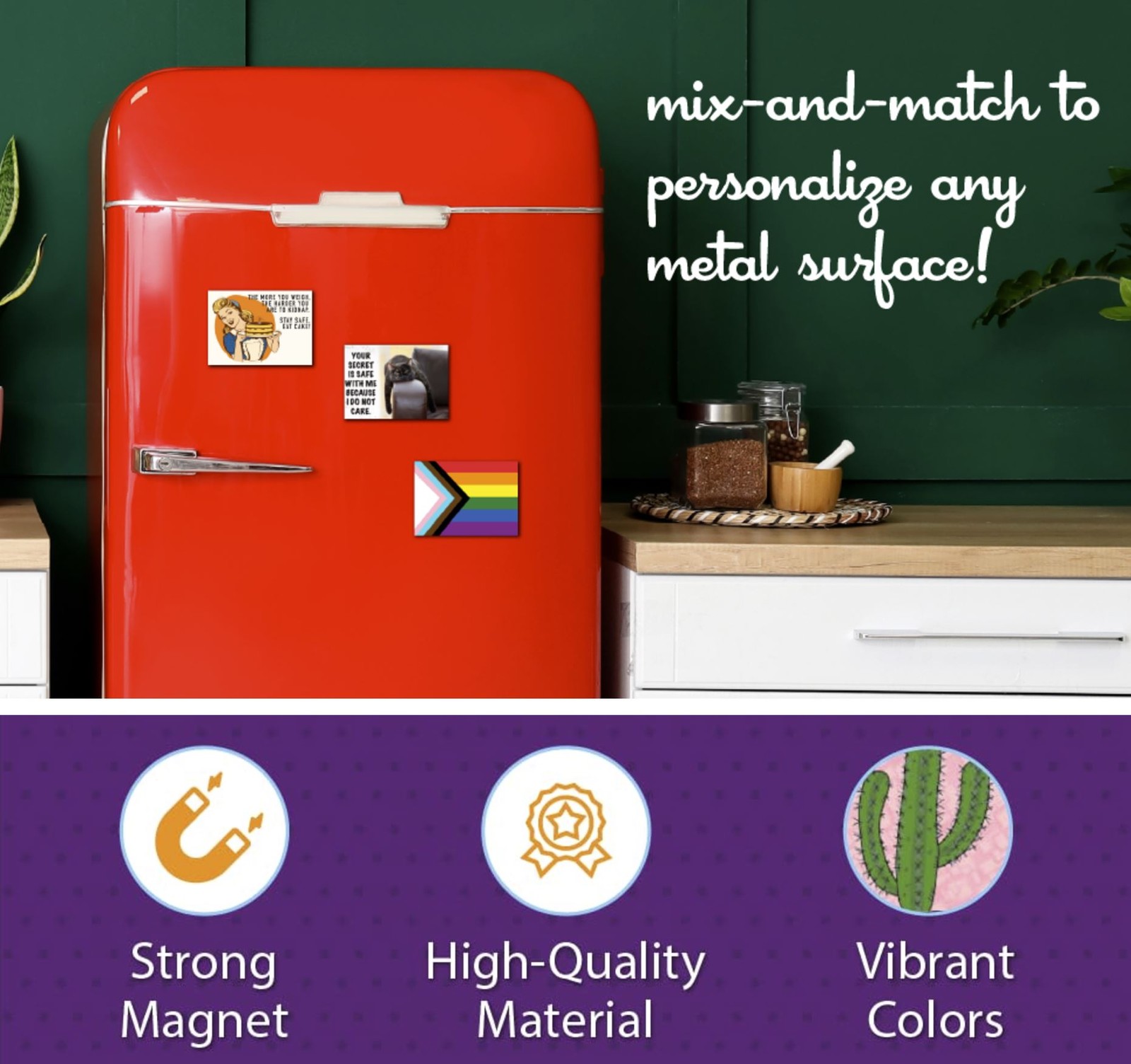 "POT HEAD" Funny Coffee Maker Kitchen Fridge Magnet – 3.5" x 2.5" Made in USA