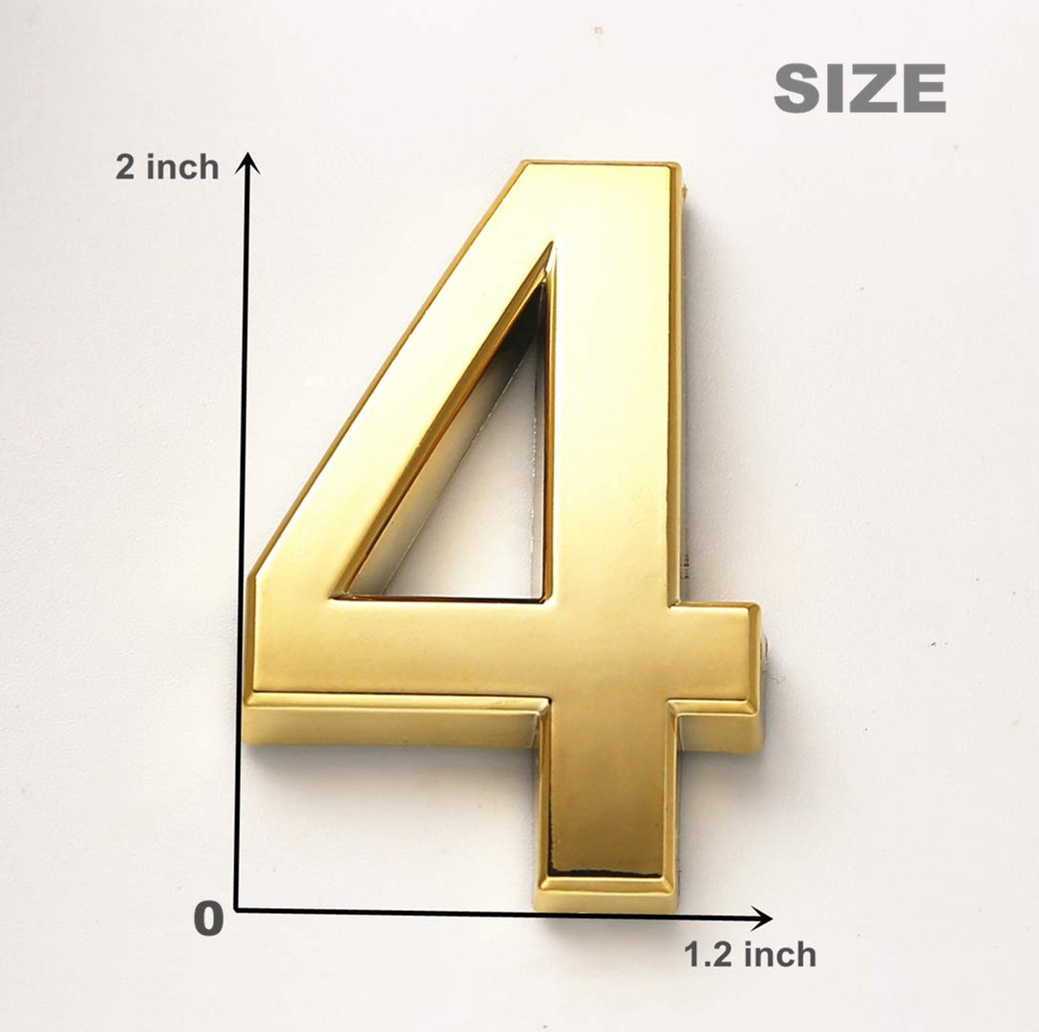 Mailbox Numbers, 2 Inch Door Address Numbers Stickers for Apartment/Office/Ho…