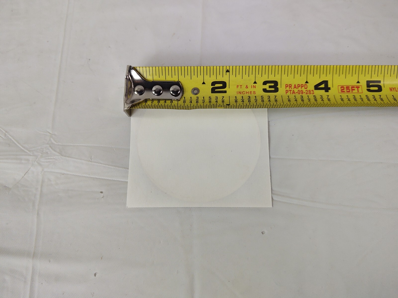 No Syringe Needles Round Trash Can Receptacle Stickers 12 Individual Stickers