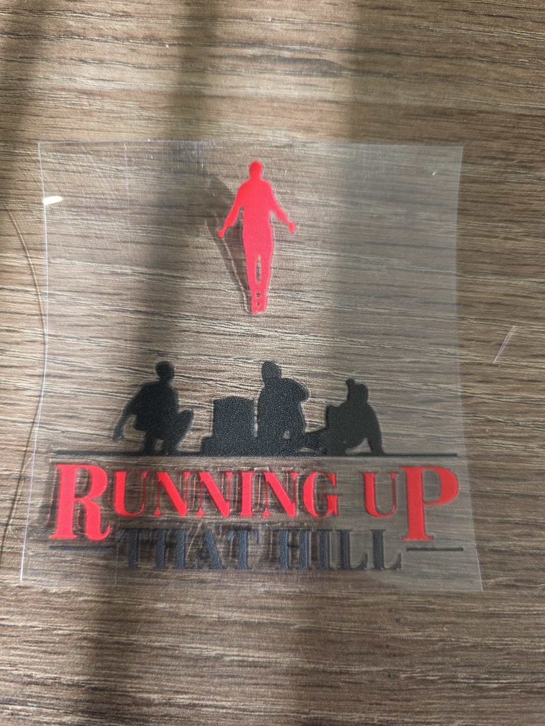 Max Red Stranger Things UV DTF Dcal Sticker Raised Waterproof USA