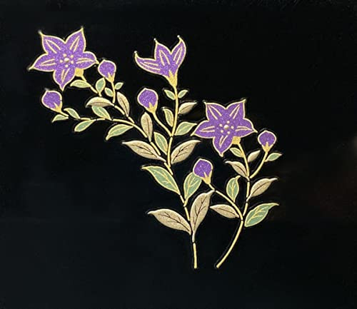 Japanese Makie Gold Transfer Decal Sticker Waterproof DIY Deco Bellflower
