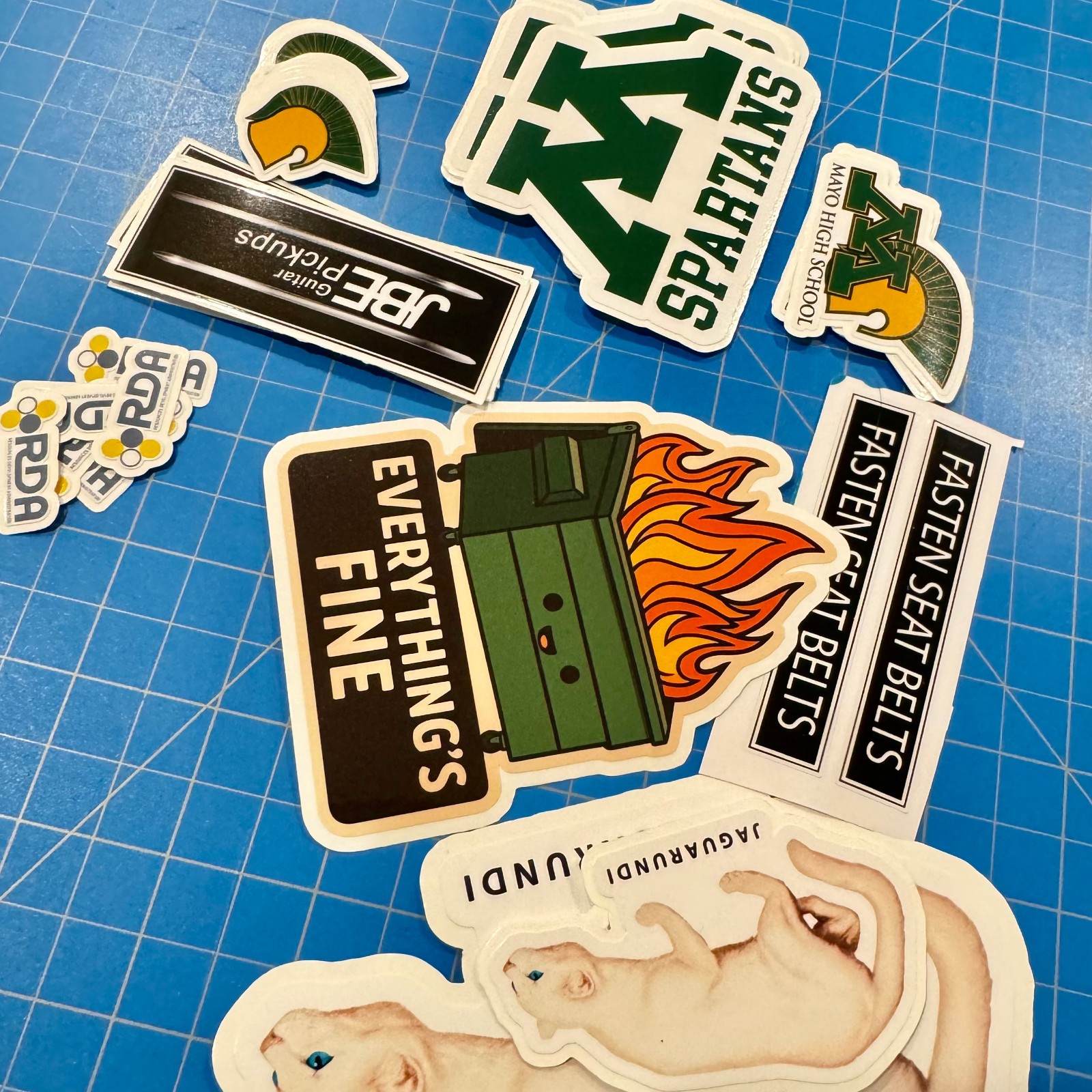 Custom Printed Vinyl Sticker – Send Your Image – Waterproof – sizes Available