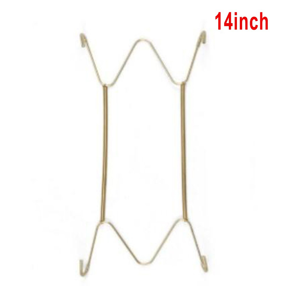 1pc Plate Hanger Wall Display Invisible Dish Hangers Adjustable Spring Holder