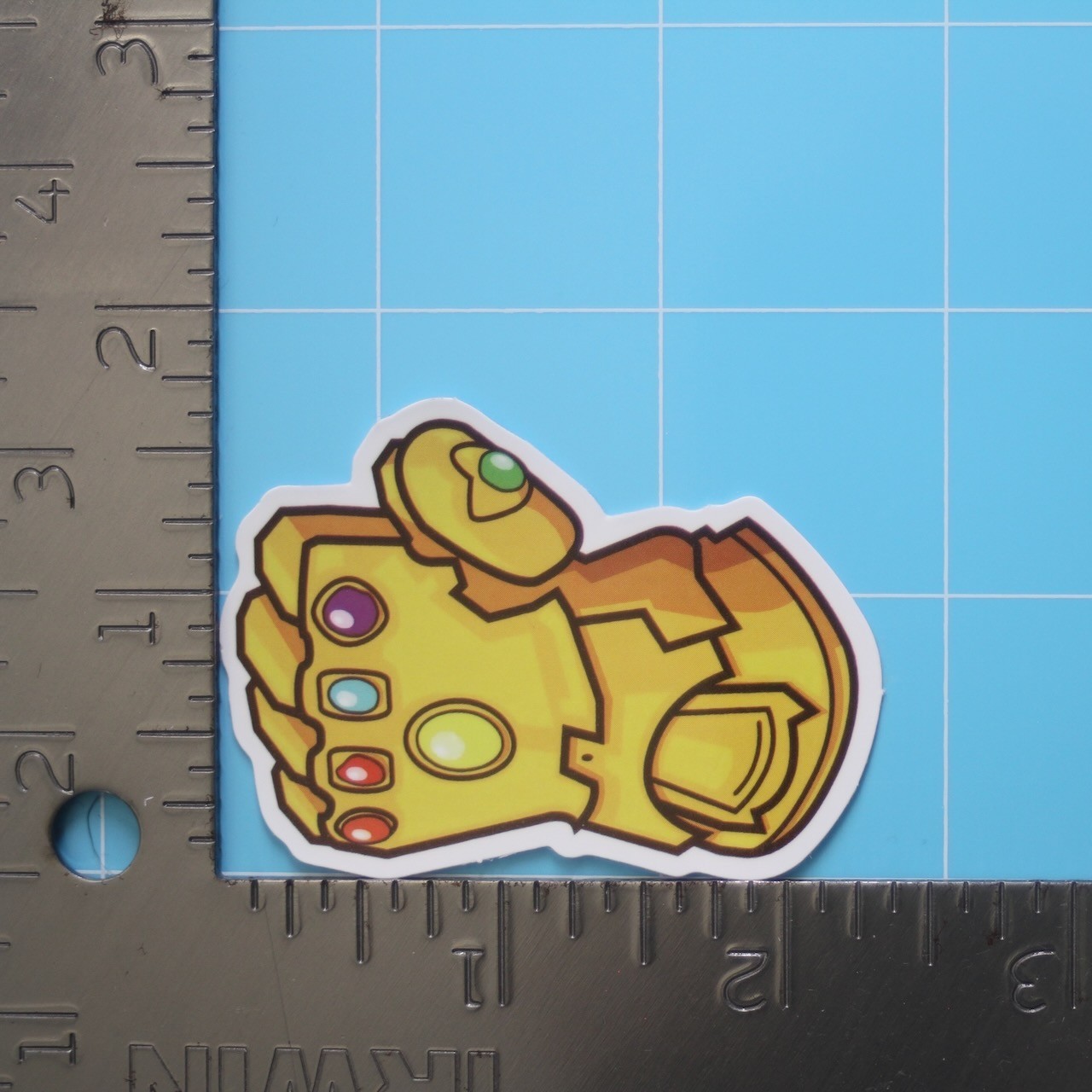 Marvel Universe Sticker (INFINITY GAUNTLET) MCU Superheroes, Gloss PVC Decal
