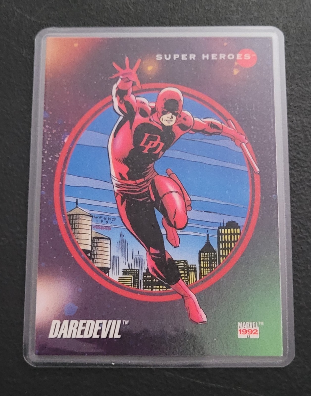 1990's Impel Marvel Universe Super Heroes Fridge/Locker/Cabinet Laminated Magnet