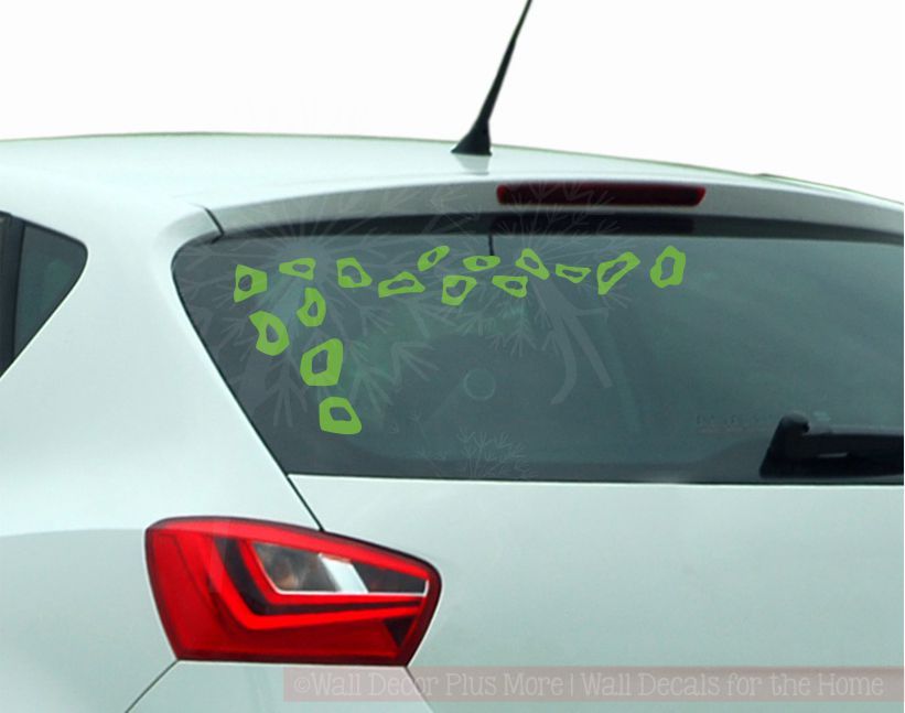 Leopard Cheetah Animal Print Car Sticker Decals 16pc 2" – 4.5" Peel-n-Stick