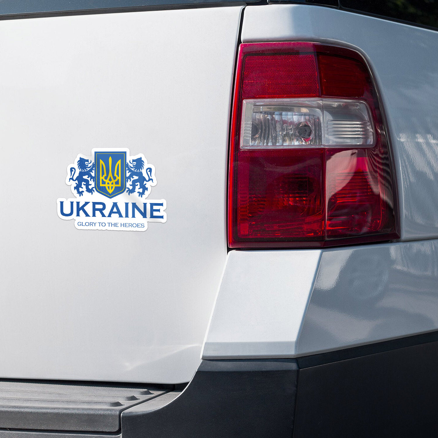 Ukraine Glory To The Heroes Car Bumper Vinyl Sticker Decal
