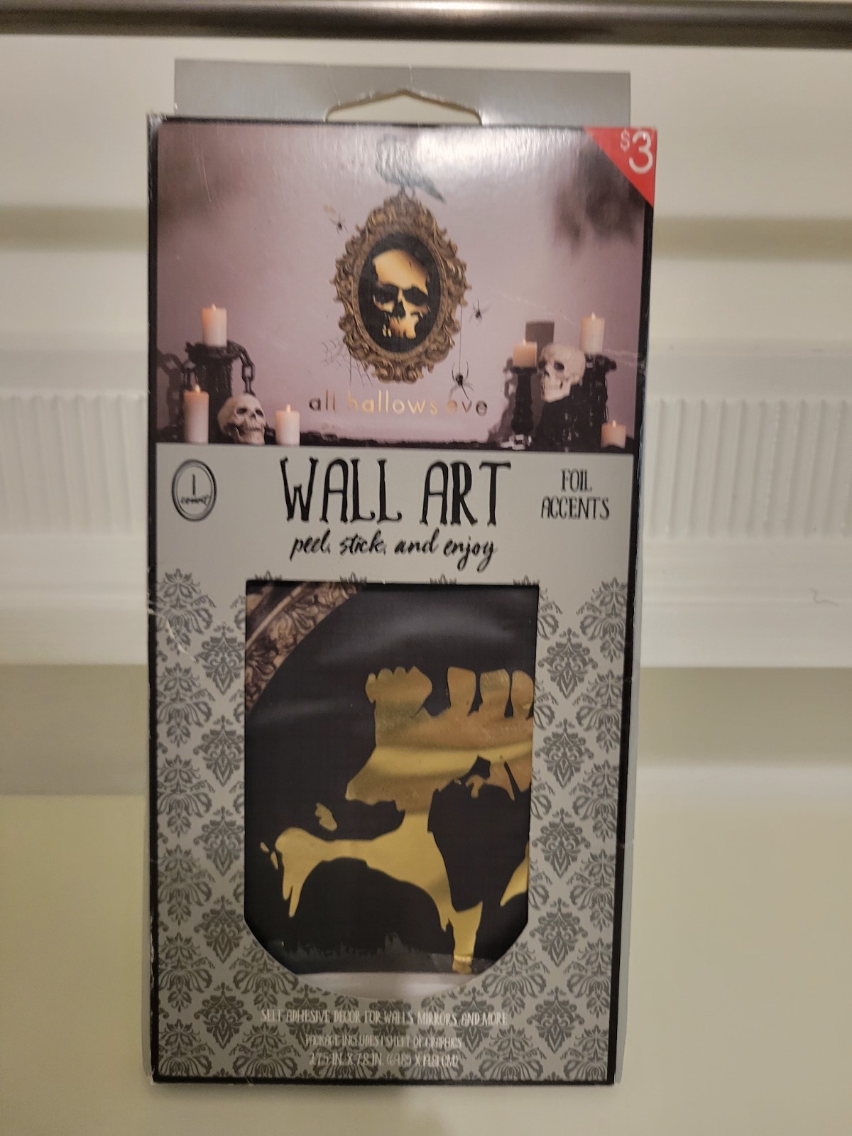Impact Innovations Halloween Foil Accents Peel & Stick Wall Art