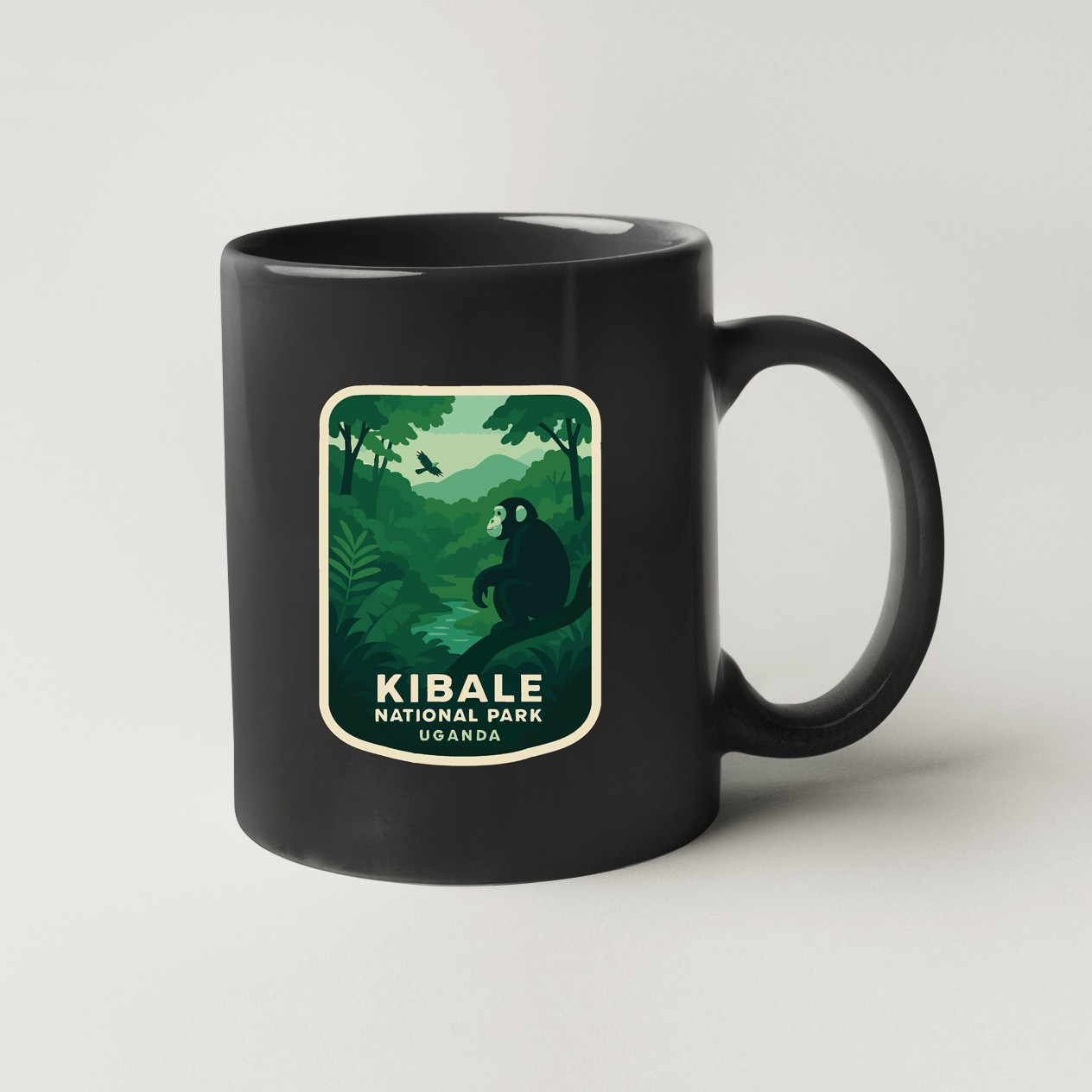 Kibale Uganda National Park Sticker Decal Vinyl Die-Cut World National Parks