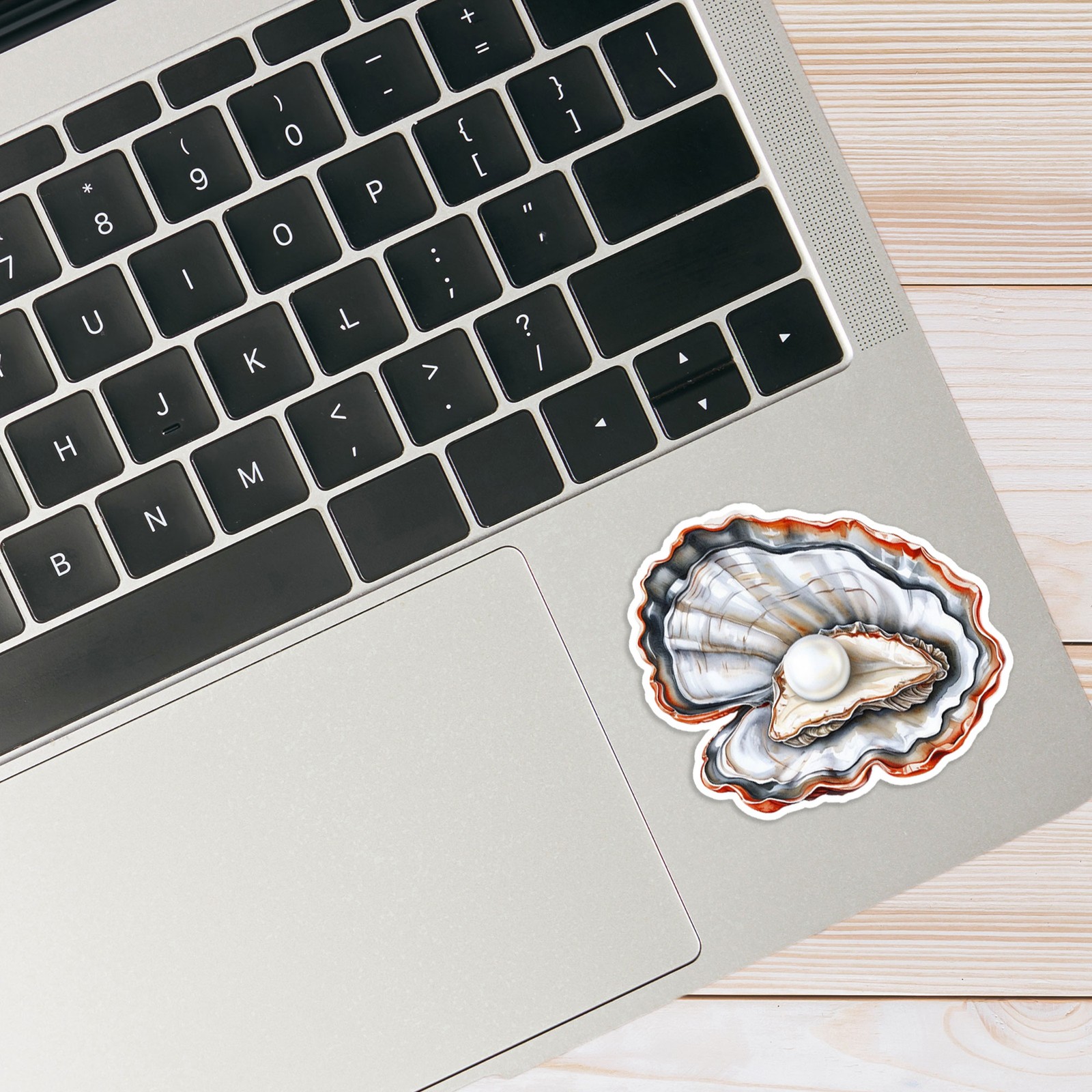Pearl in Oyster Shell – Vinyl Decal Sticker – Car Window Laptop – #1661