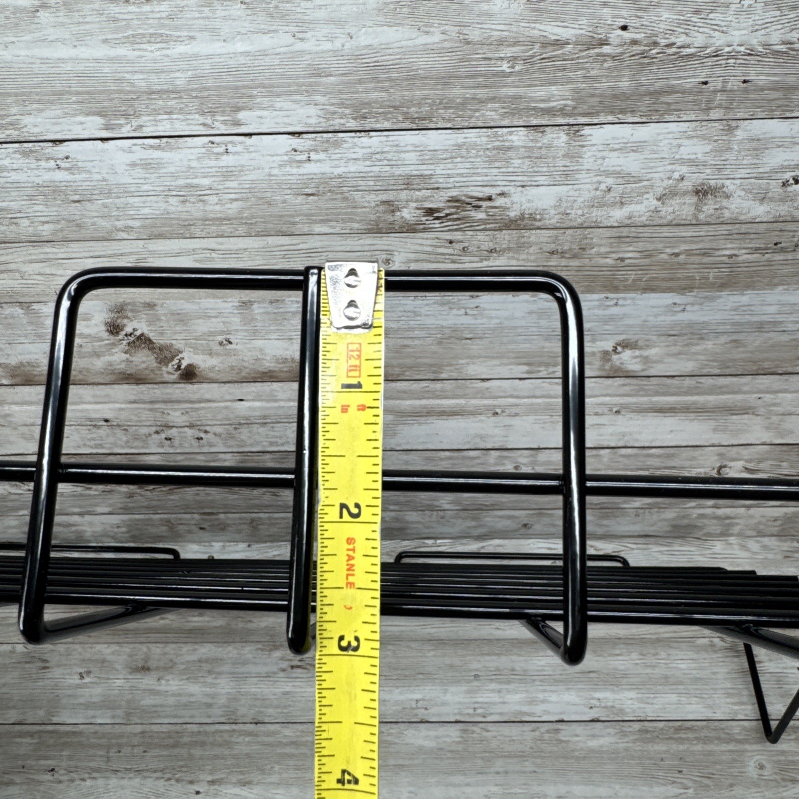 Black Angled Wire Shelf For Slatwall Display Rack (Pack of 6) EBL/SL22
