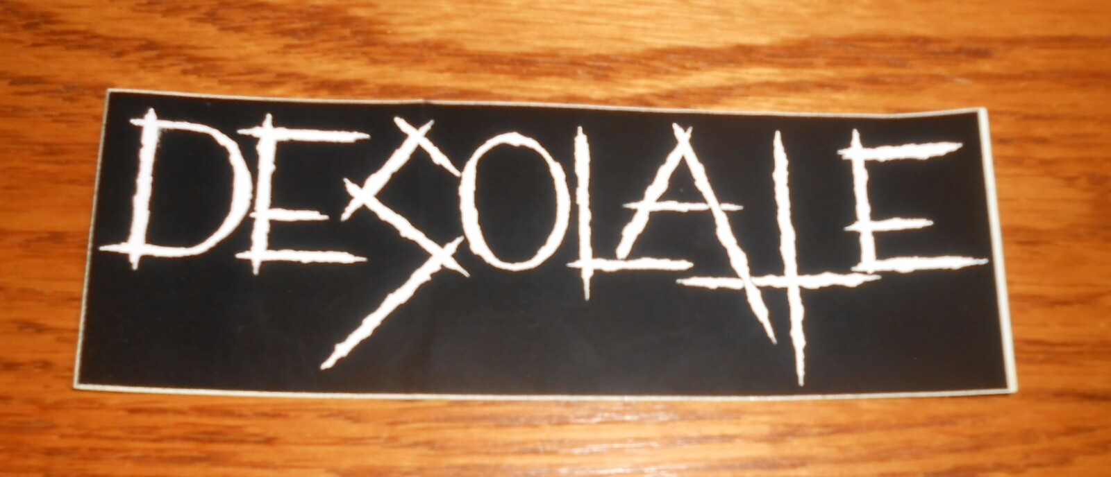 Desolate Bumper Sticker Original Promo 5×1.75 Death Metal RARE
