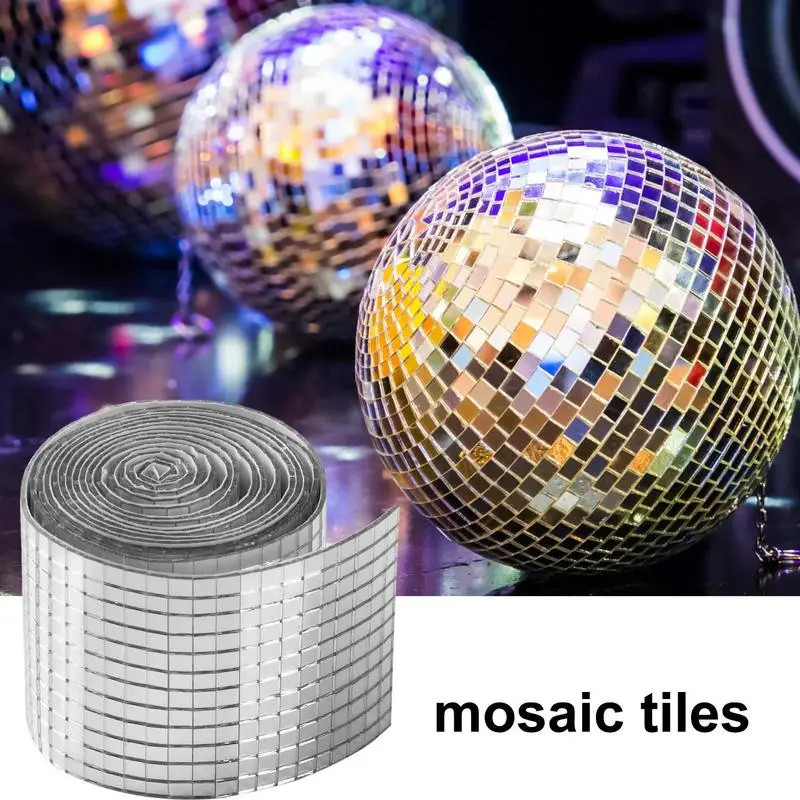 Creative Waterproof Self-Adhesive Mosaic Stereo Acrylic Wall Sticker Tile Disco