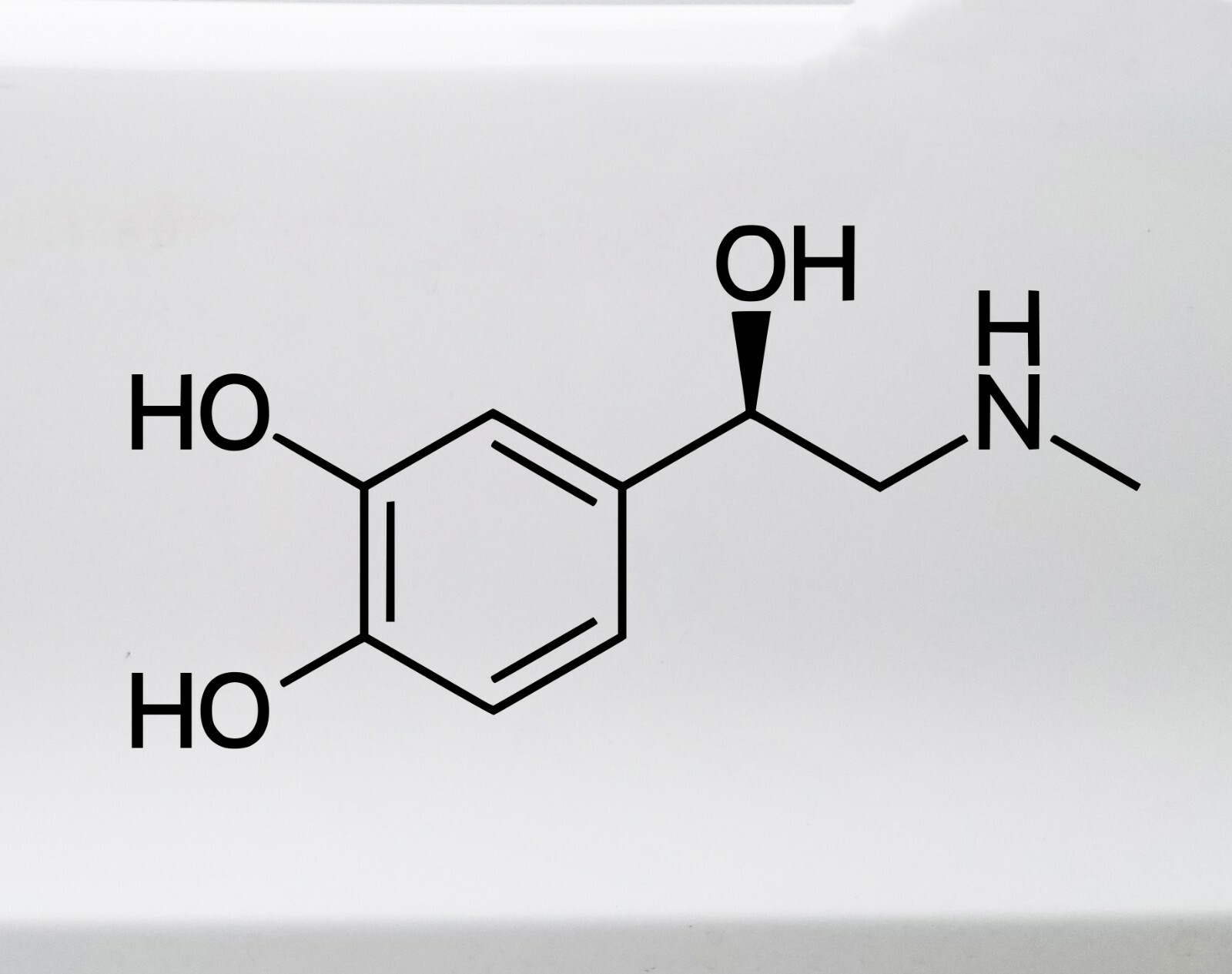 Adrenaline Chemical Compound Vinyl Decal – Epinephrine – Die Cut Sticker