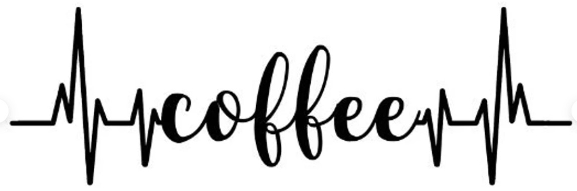 Vinyl Decal for Window – Coffee Pulse